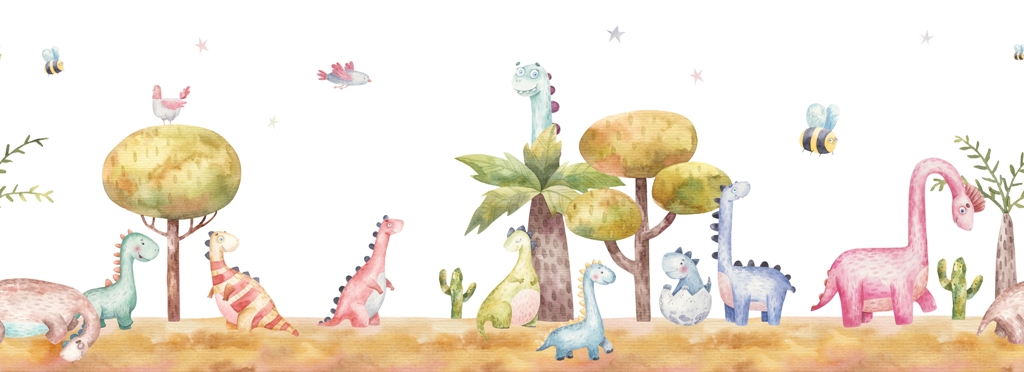 Fototapeta Kolorowe Dinozaury_1847810791