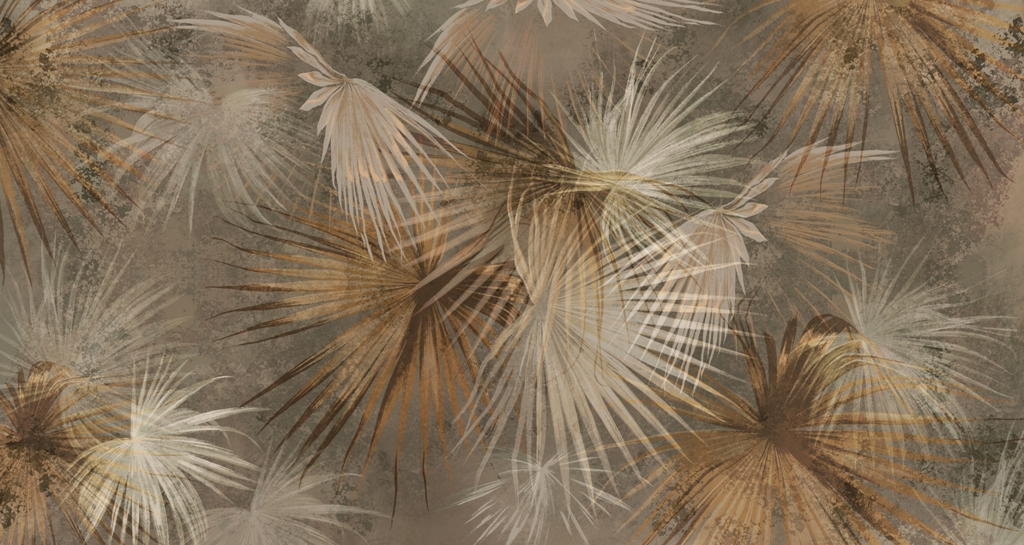 Fototapeta Gwiaździste Liście Palm _2168761845'