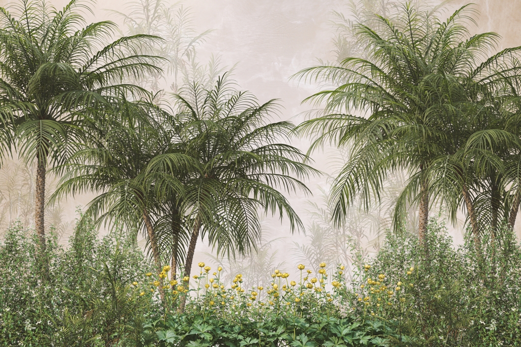 Fototapeta Zieleń Tropikalnych Palm_2084707300'