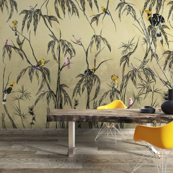 Fotobehang Gekleurde Vogels