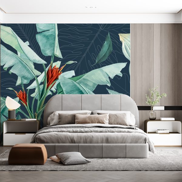Fotobehang Bladeren en Bloemen
