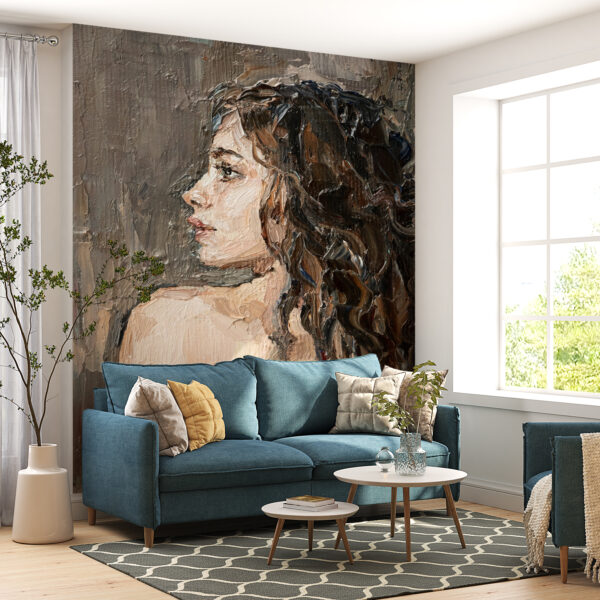 Fotobehang Afbeelding van een meisje