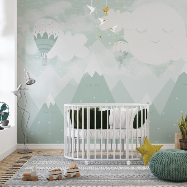 Fotobehang Sleeping Mountains