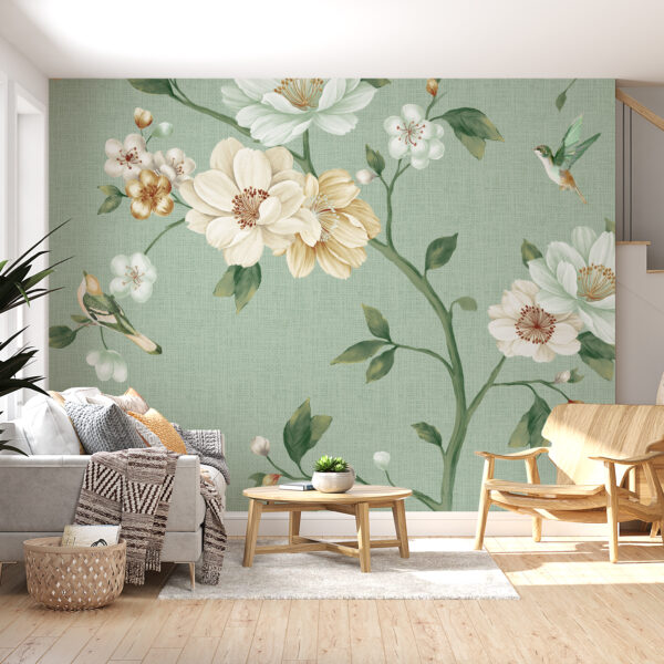 Twig Blossom Fotobehang
