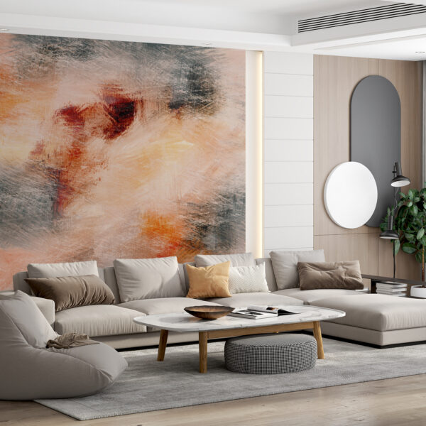 Fotobehang Op de muur geschilderd