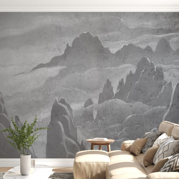 Mural Berg Grijs