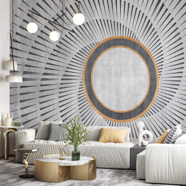 Grafische Spiraal Fotobehang