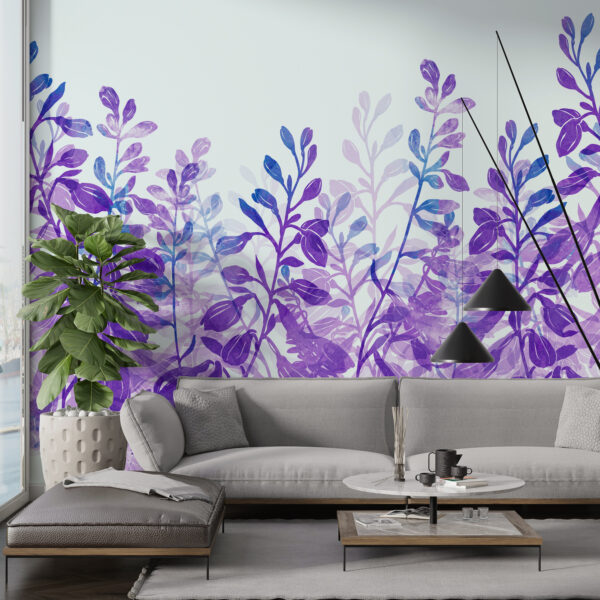 Fotobehang Violette Planten