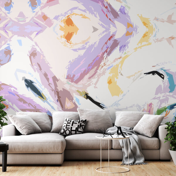 Fotobehang Helder Abstract
