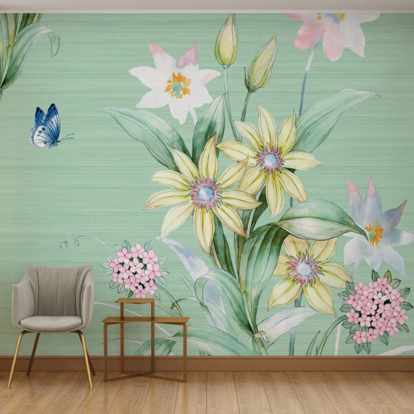 Fotobehang Happy Bouquet