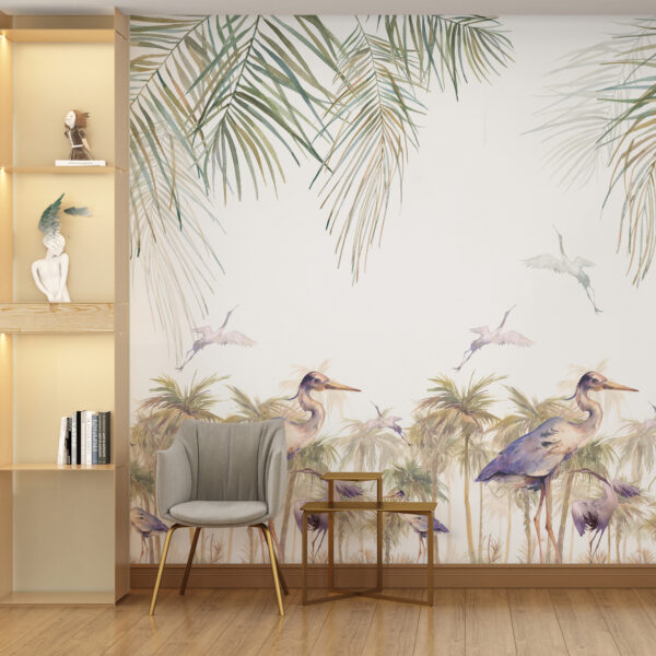 Fotobehang tropische vogels
