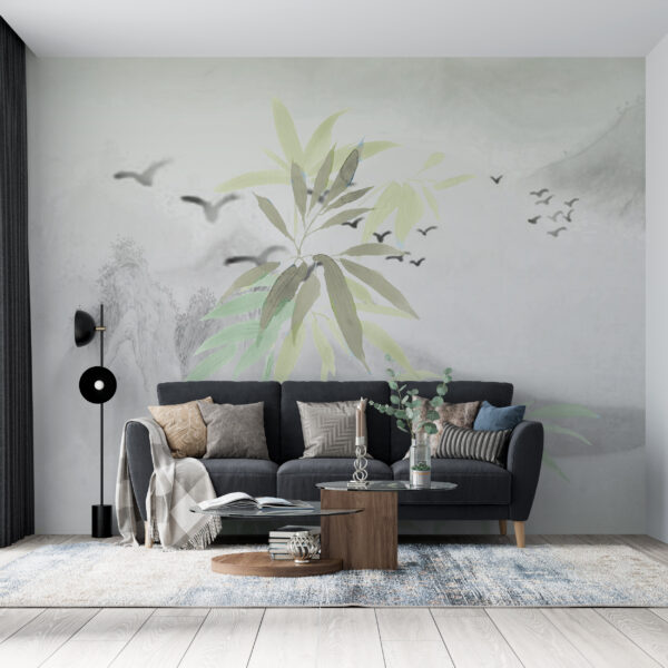 Fotobehang Eenzame plant