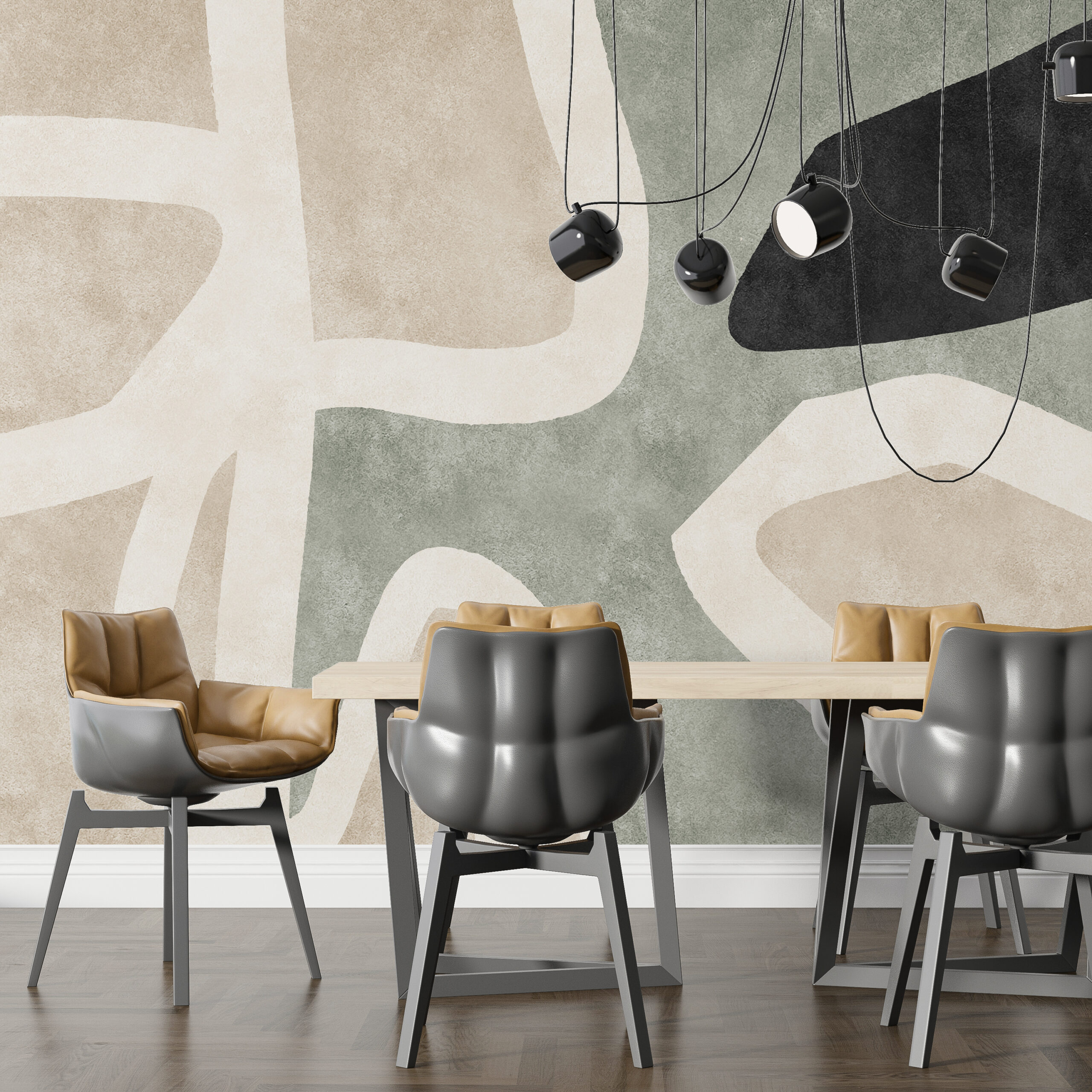 Fotobehang Moderne Abstractie