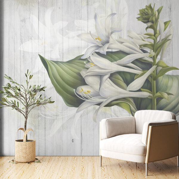 Fotobehang Bloem op de Vloer