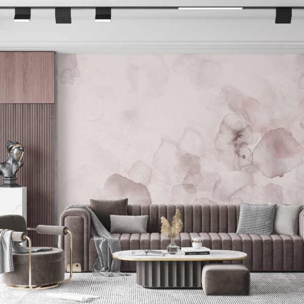 Roze bloemblaadjes Fotobehang