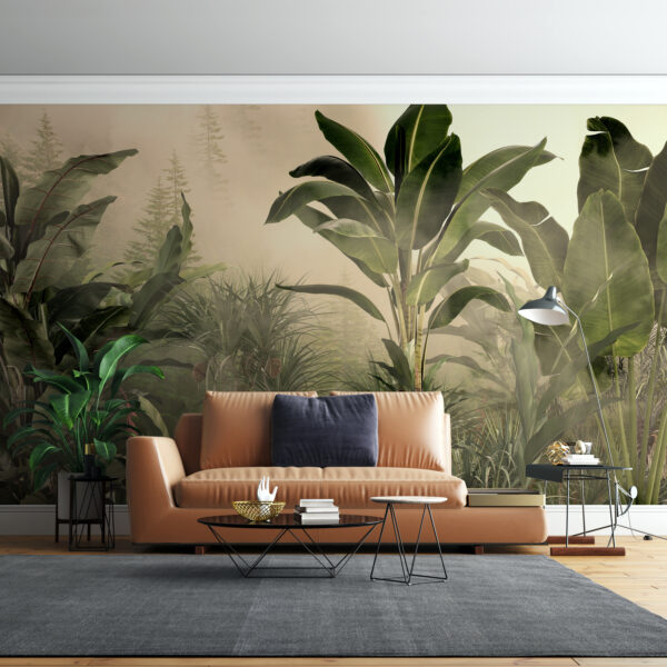 Fotobehang Dageraad in de Jungle