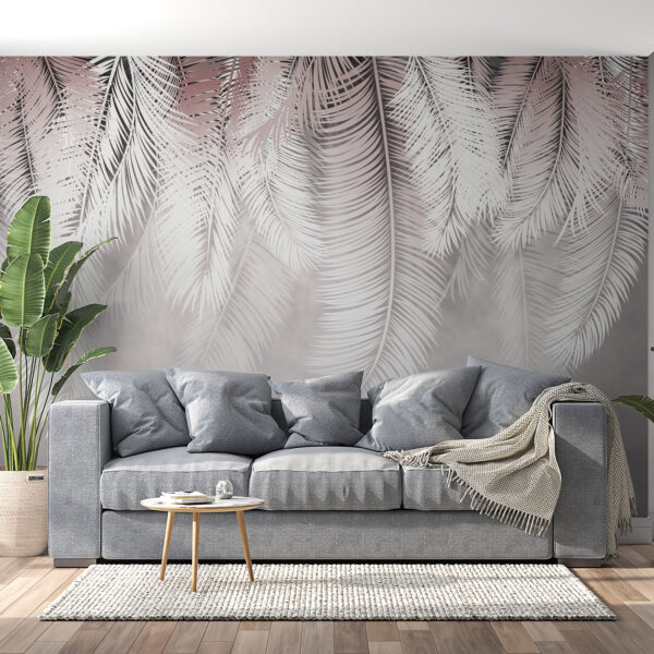 Fotobehang Hangende Bladeren