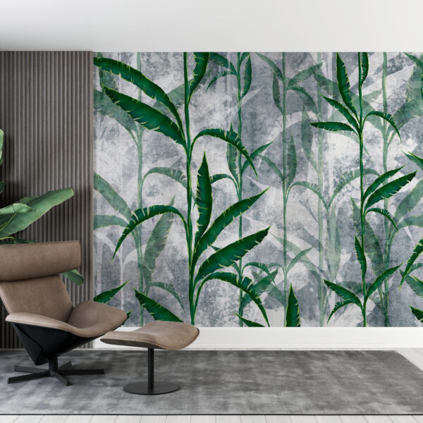 Fotobehang Groene Stengels