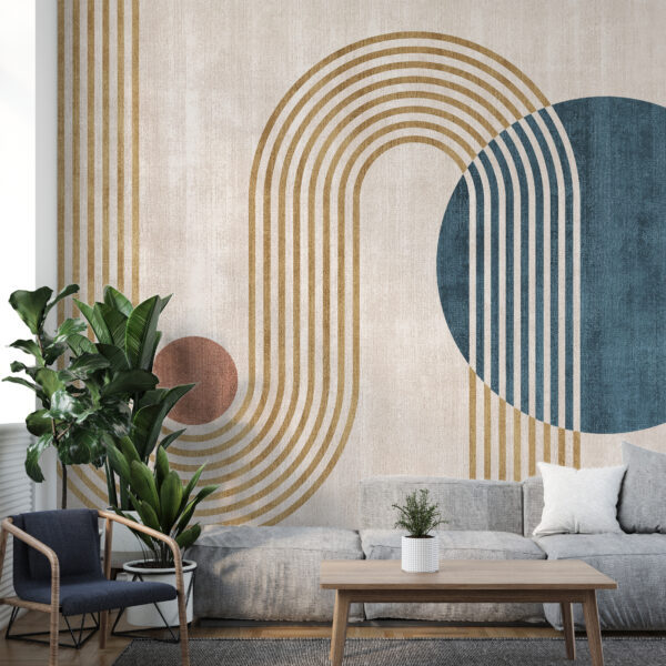 Fotobehang Cirkels en bogen