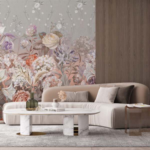 Muurtuin vol bloemen