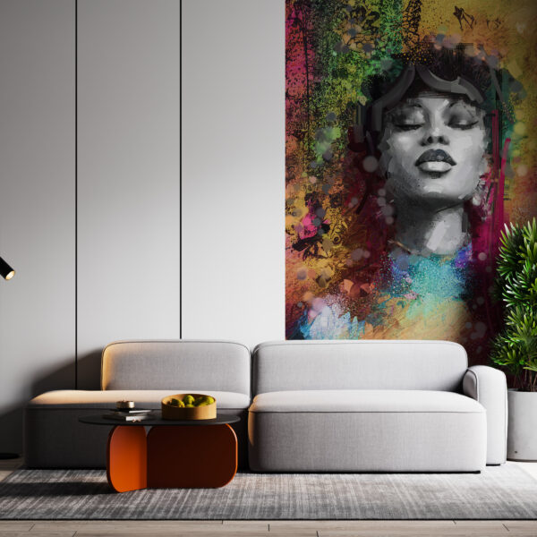 Fotobehang Portret in Kleuren