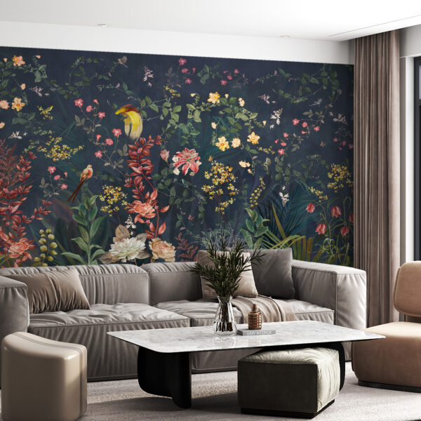 Fotobehang Tuin van Eden bij Nacht