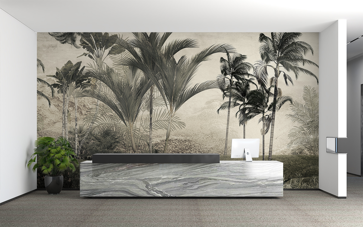 Fotobehang - Panorama van een jungle