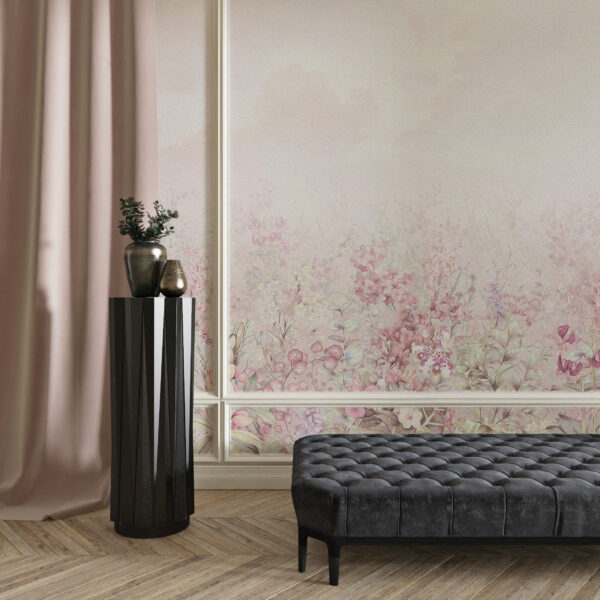 Fotobehang Roze Tuin