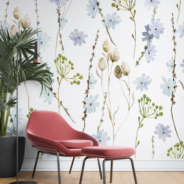 Fotobehang Korenbloemen