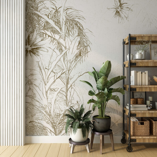 Fotobehang Verdwijnende Planten