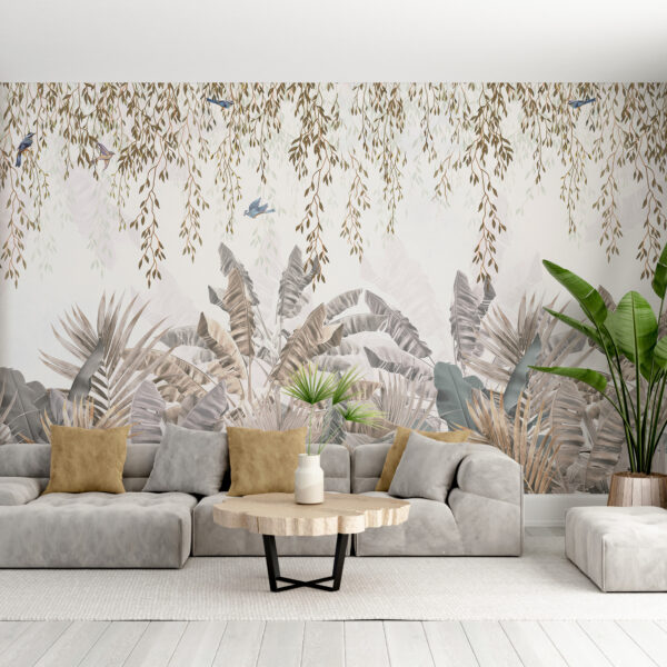 Fotobehang Jungle Bright