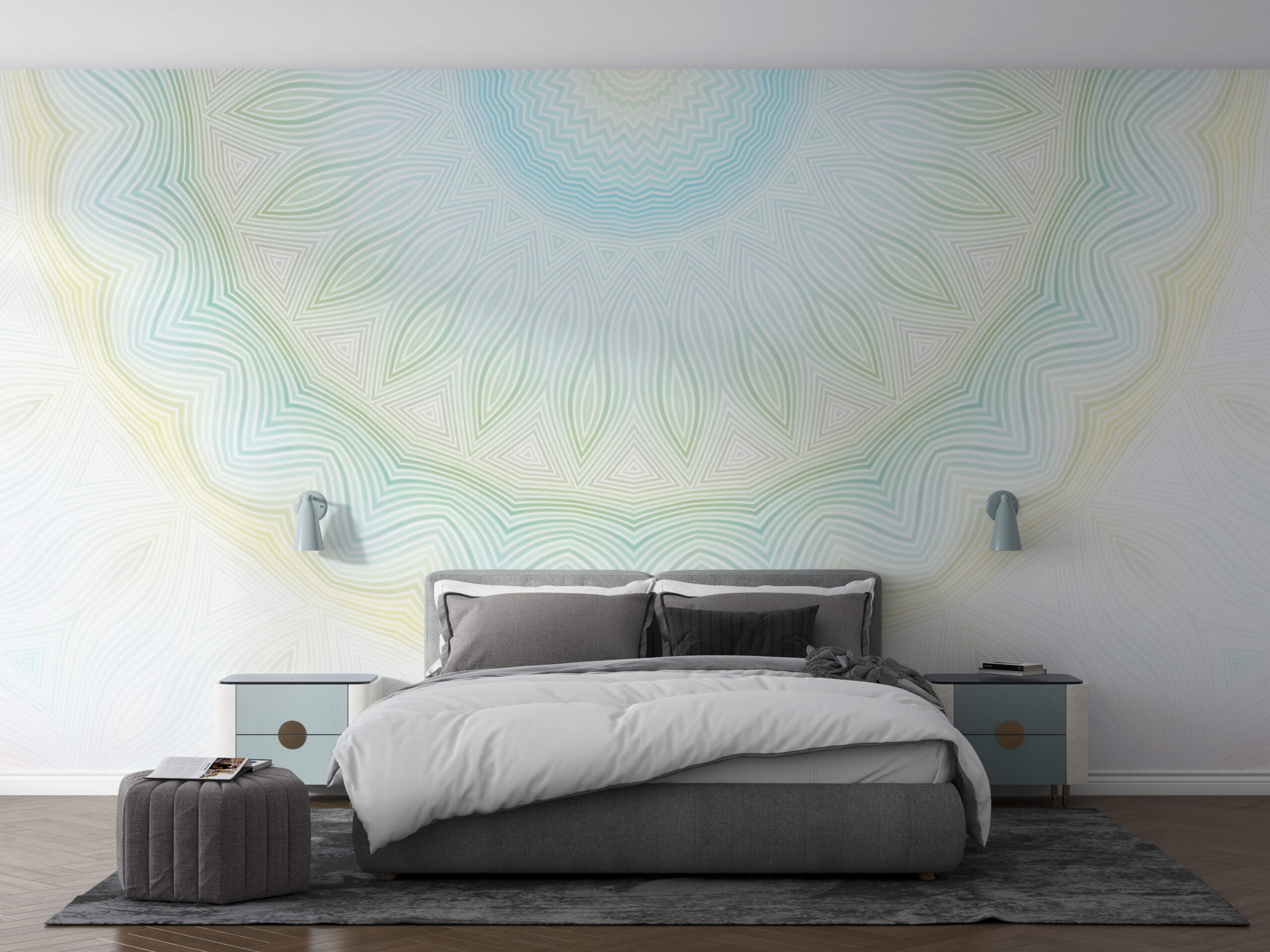 Fotobehang Helder Mandala
