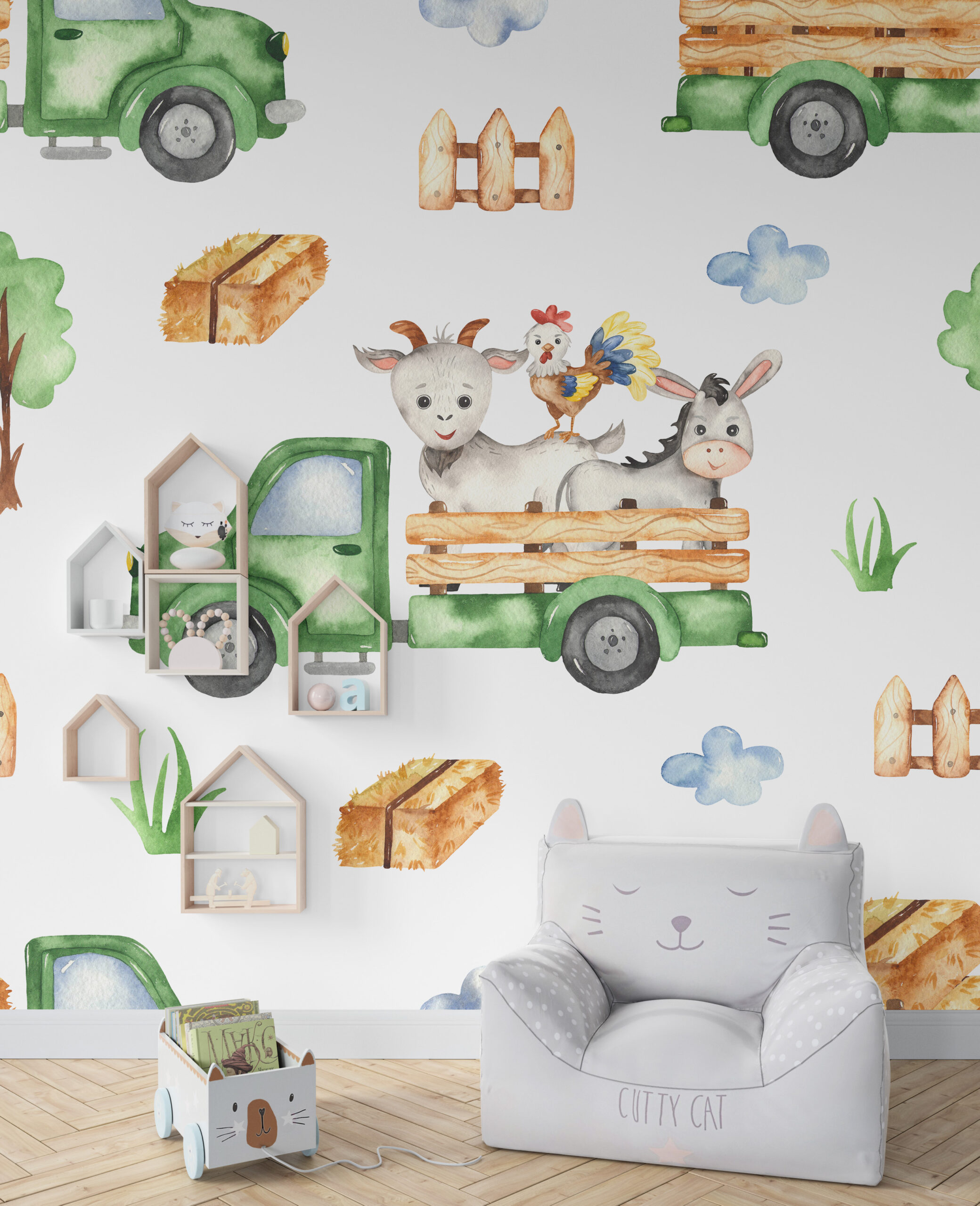 Fotobehang Happy Farm