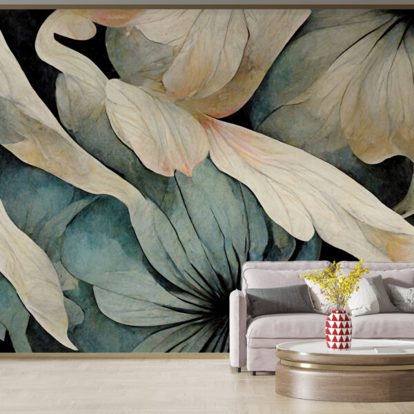 Witte Lelies Fotobehang