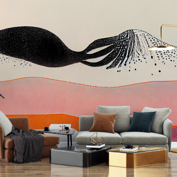 Behang Abstracte Woestijn
