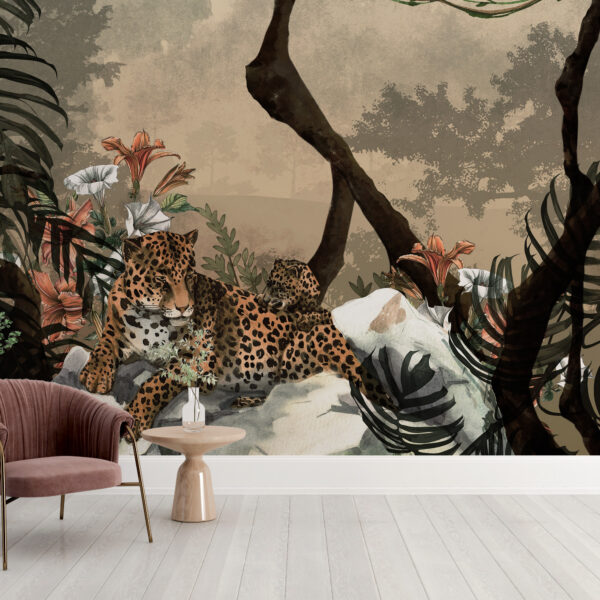 Fotobehang Cheetah In De Jungle