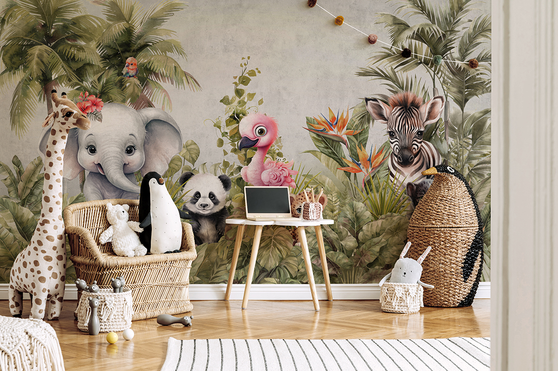 Fotobehang Dieren in de Jungle