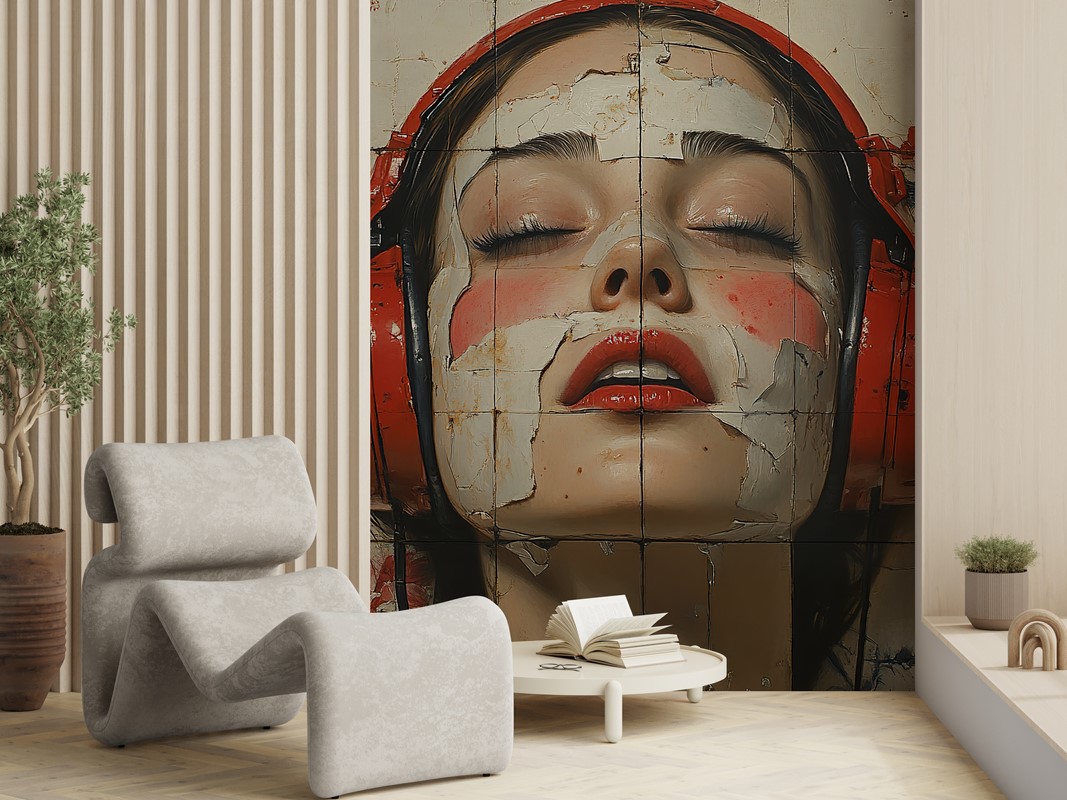 Fotobehang Muzikale Mozaïekdroom