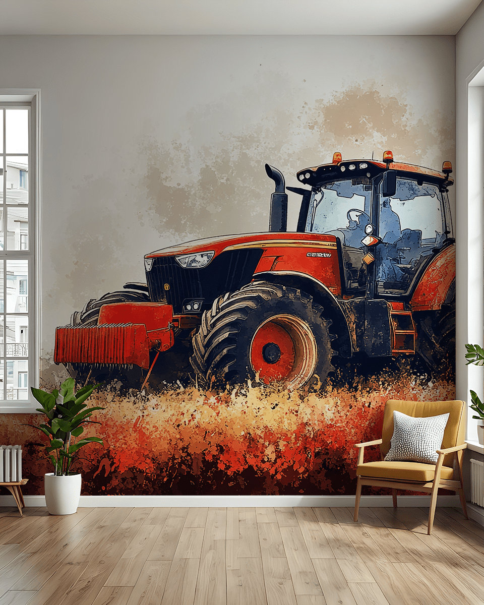 Fotobehang Landbouwkracht