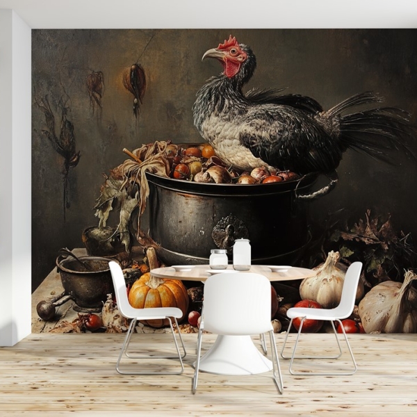 Fotobehang Herfsttafel