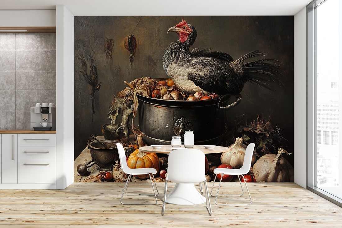 Fotobehang Herfsttafel
