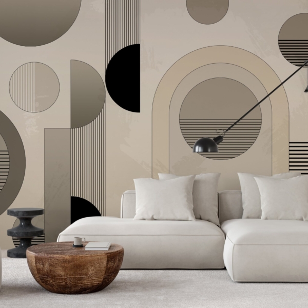 Fotobehang Geometrie van de stilte