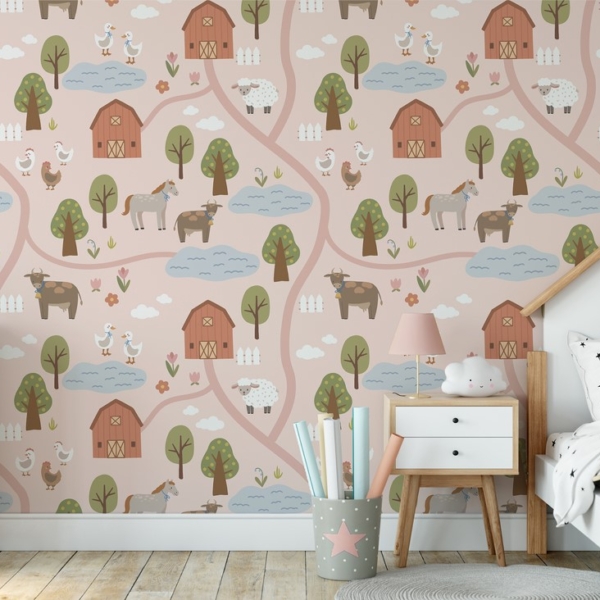 Fotobehang Landelijk idyllisch