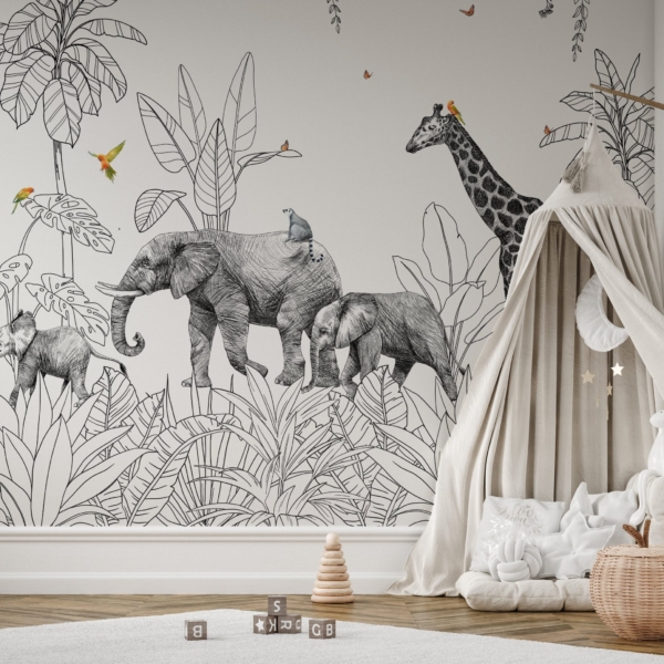 Fotobehang Jungle Harmonie