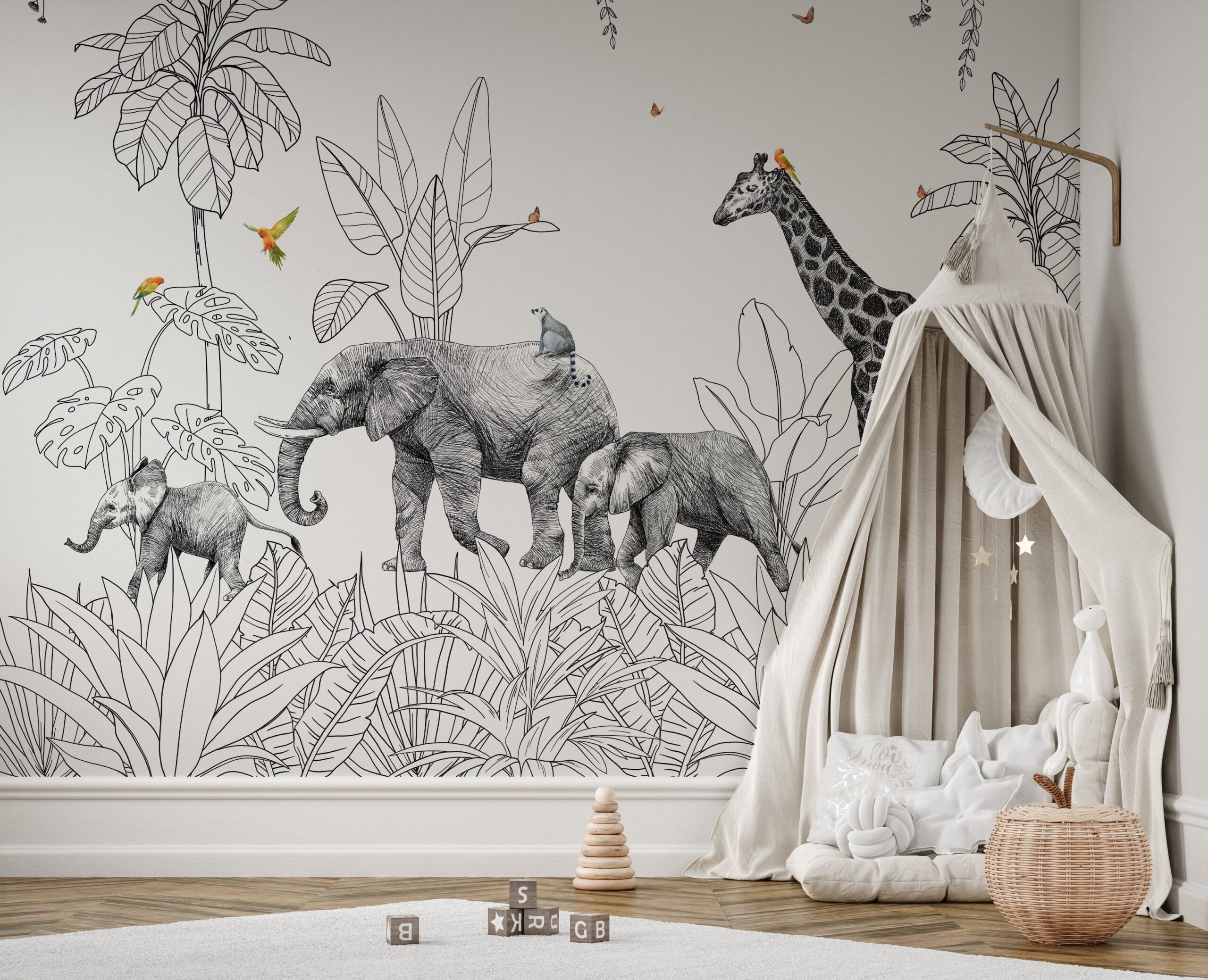 Fotobehang Jungle Harmonie