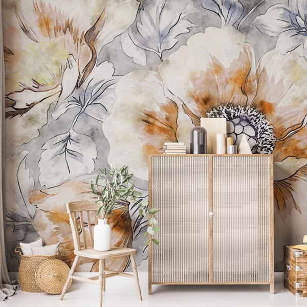 Fotobehang Bloemensymfonie