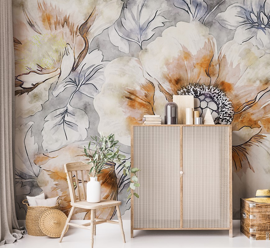 Fotobehang Bloemensymfonie