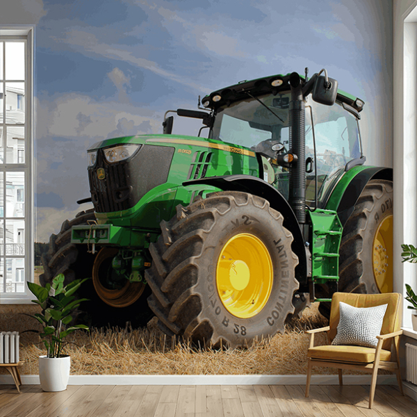 Fotobehang Moderne tractor