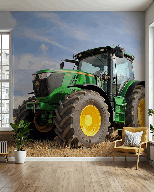 Fotobehang Moderne tractor