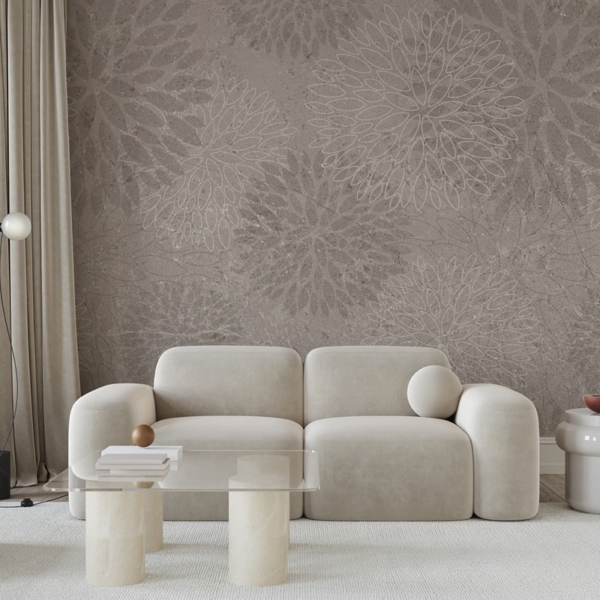 Fotobehang Beige Subtiliteit